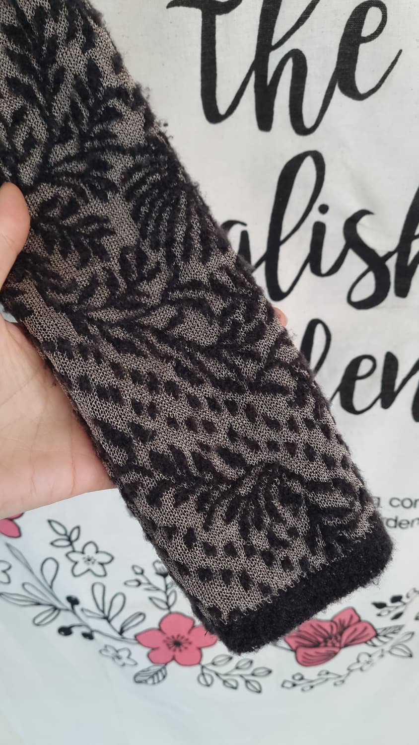 트리코시크 러플 믹스 가디건 상품이미지6