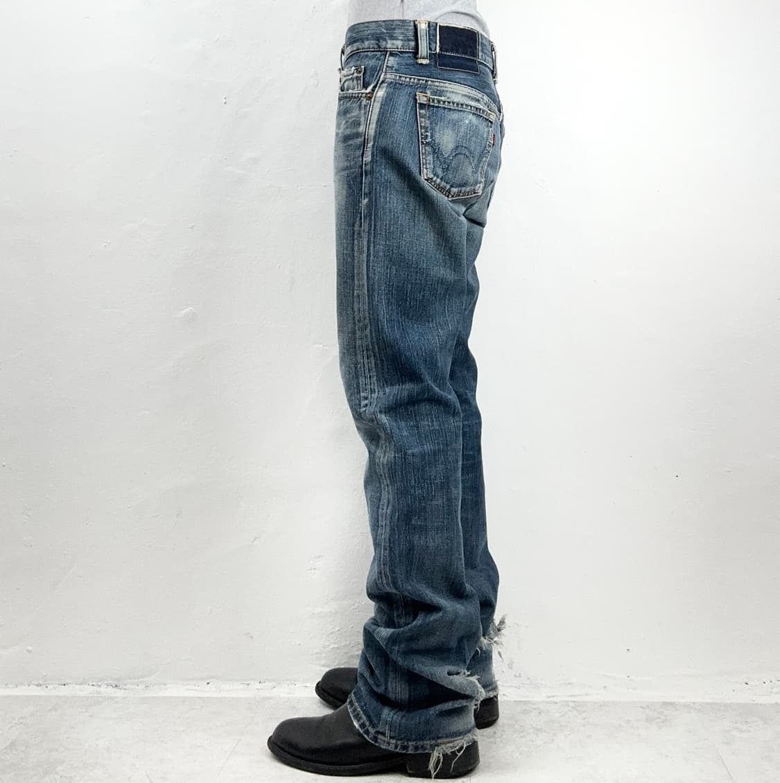 Edwin 2000s Distressed Denim Pants 상품이미지3