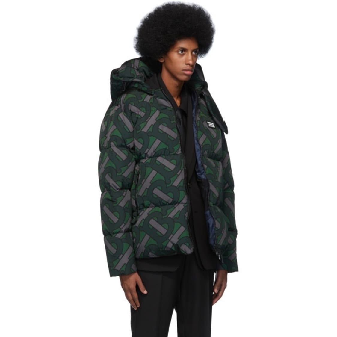 정품 버버리 모노그램 패딩 점퍼 자켓 상품이미지4