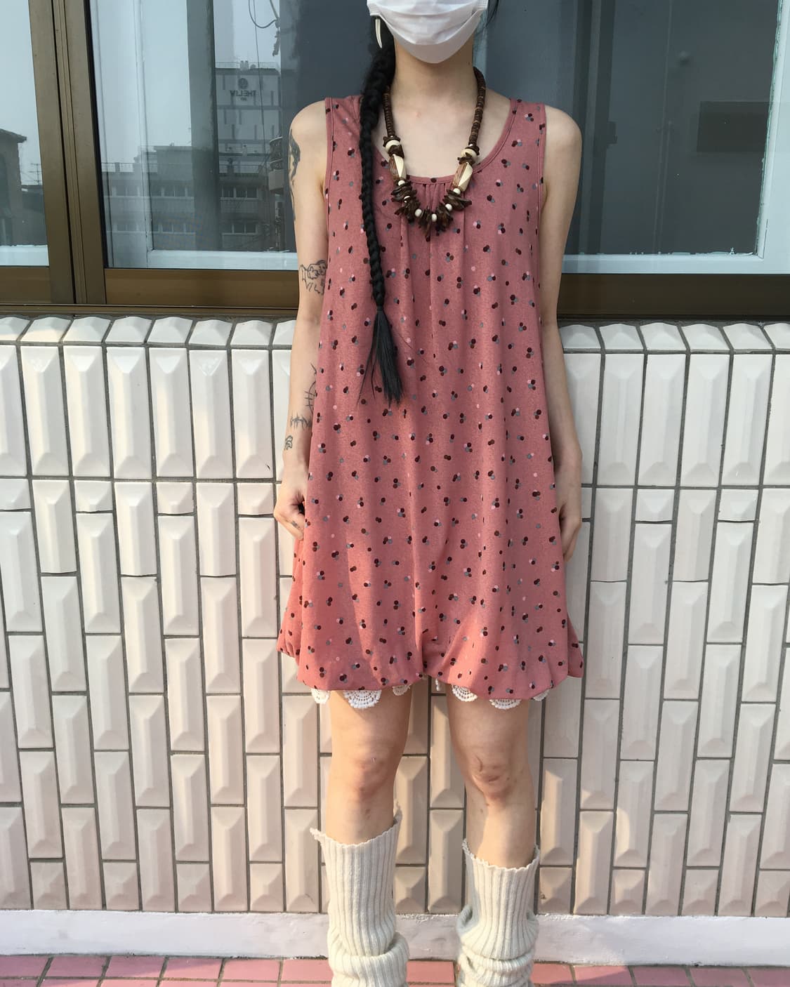 Pattern sleeveless onepiece 상품이미지6