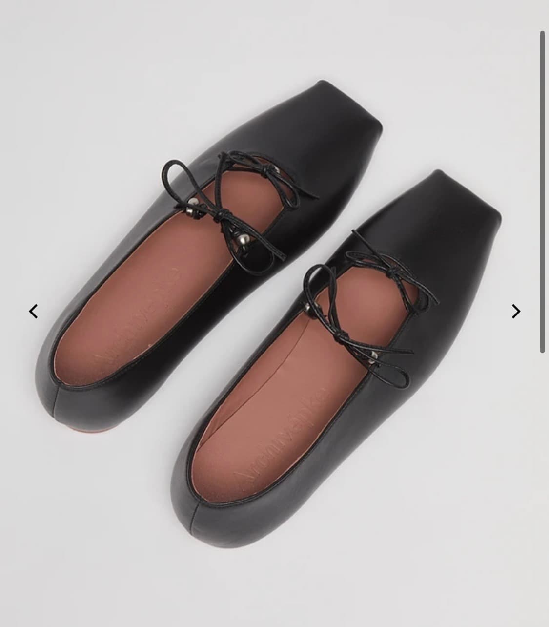 새상품) 아카이브앱크 플랫 gem string flat (딥슬립) 360 상품이미지2