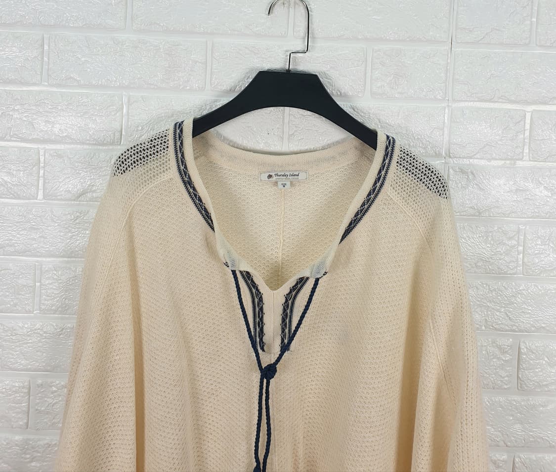 [90]써스데이아일랜드 에스닉 테슬 니트 풀오버 상품이미지4