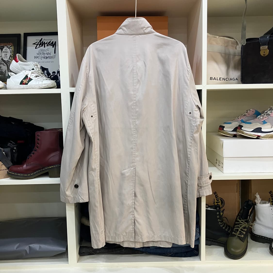 버버리 런던 베이지 트렌치코트 L 상품이미지3