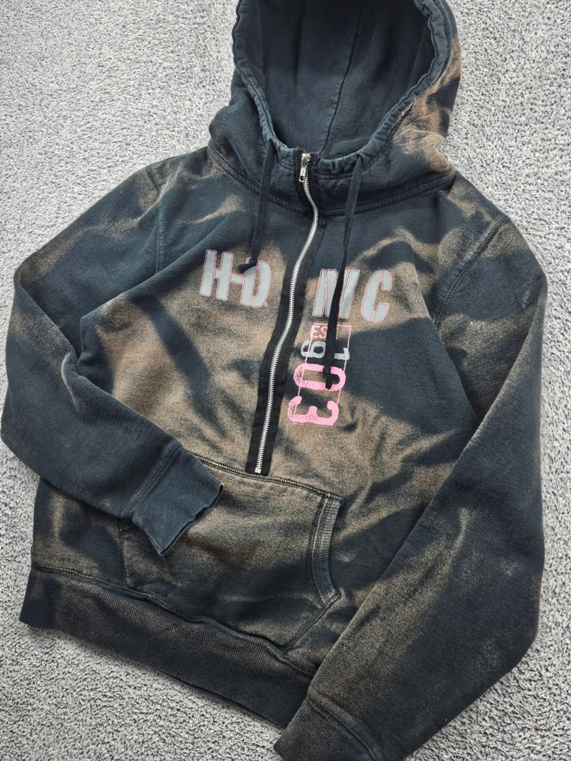 할리데이비슨 다잉워시드 커스텀 아노락 집업 후드티 (XL) / 11461 상품이미지6