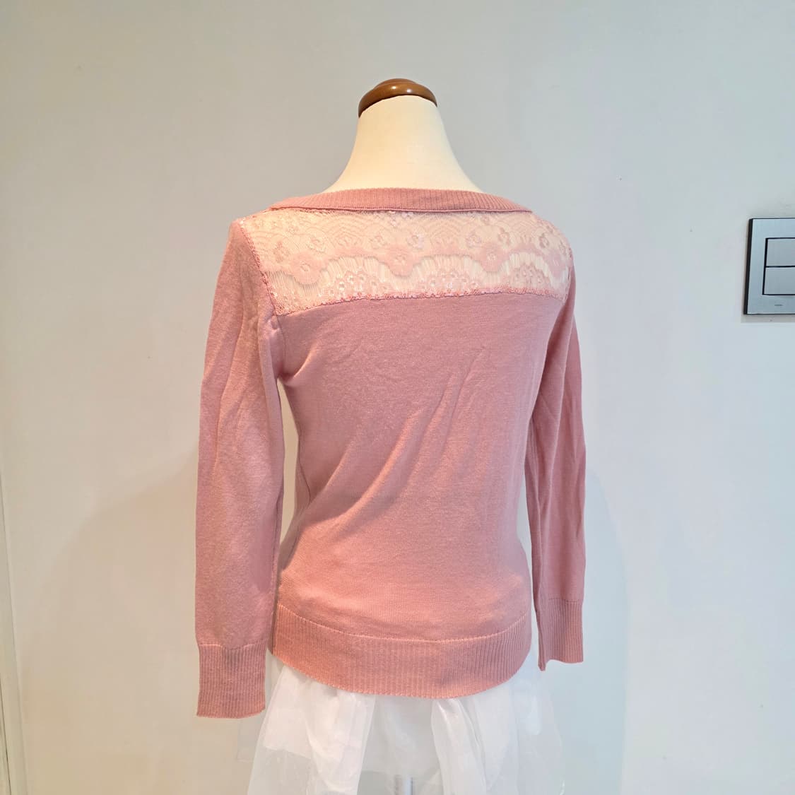 핑크레이스 히메스나계st 로맨틱 니트블라우스 상품이미지3