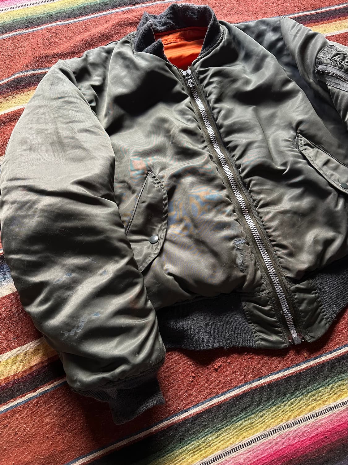 70s USAF 8279E MA-1 Bomber Jacket 상품이미지2