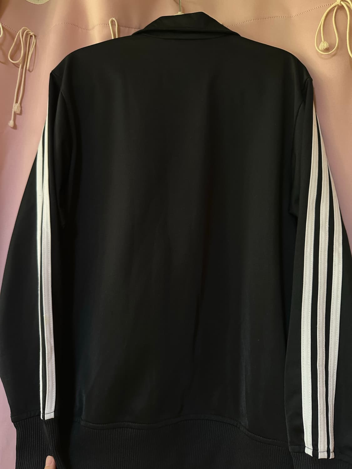 아디다스져지 아디다스 파이어버드 트랙탑 불꽃져지 블랙 집업 삼선 상품이미지3