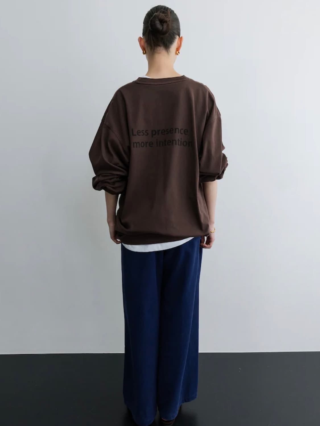 Unisex Aperture Boxy T-Shirt - Brown 상품이미지2