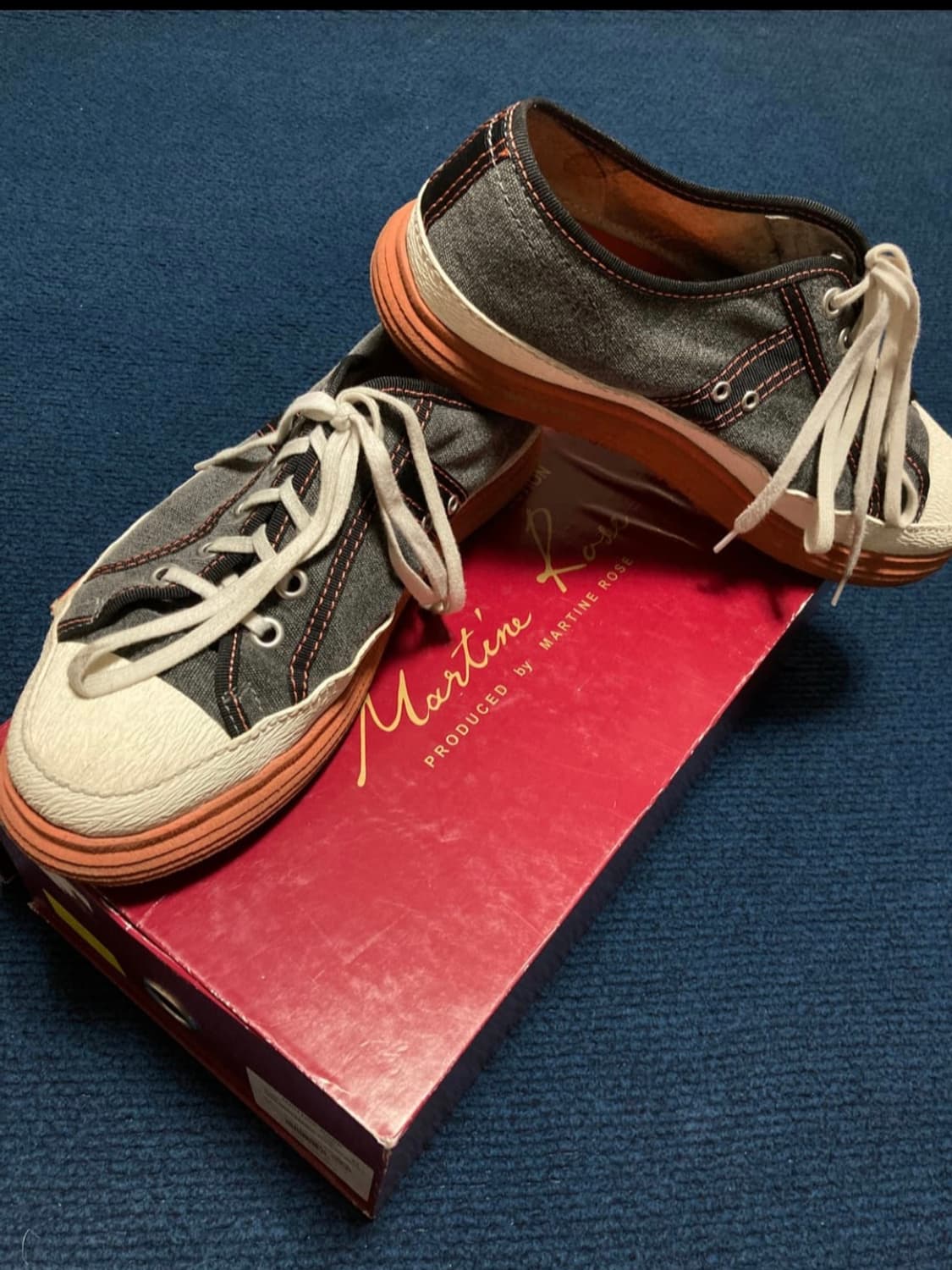 마틴로즈 베스켓볼 슈즈 다크인디고 캔버스44 상품이미지1