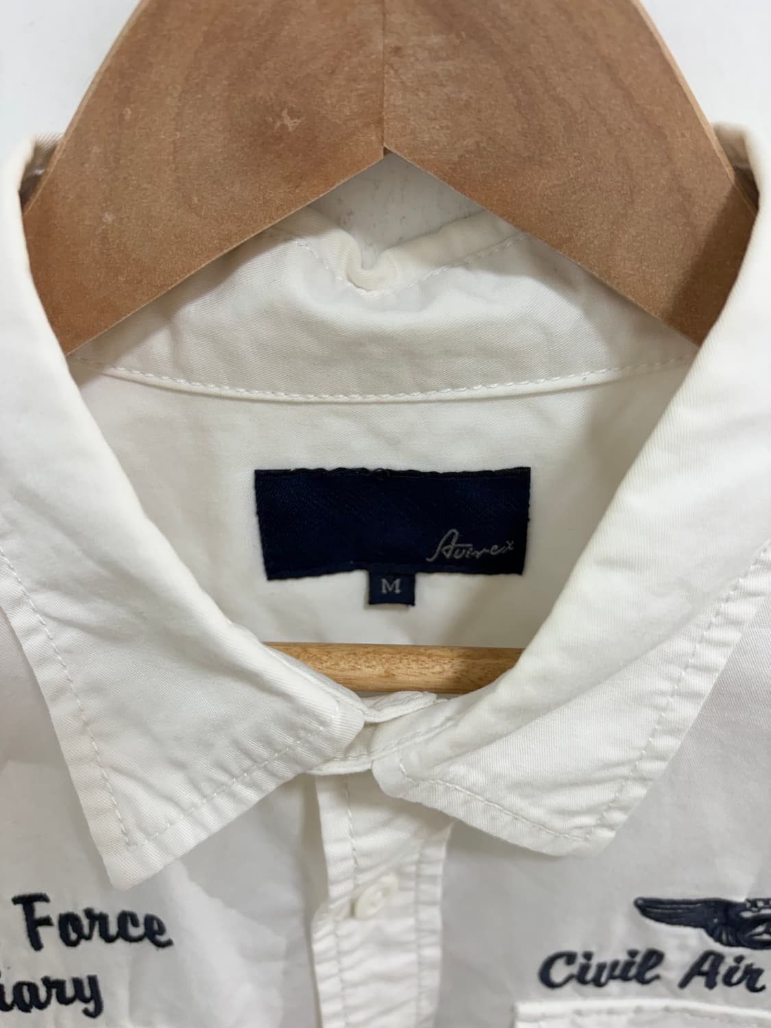 아비렉스 USA 와펜 자수 셔츠 상품이미지9