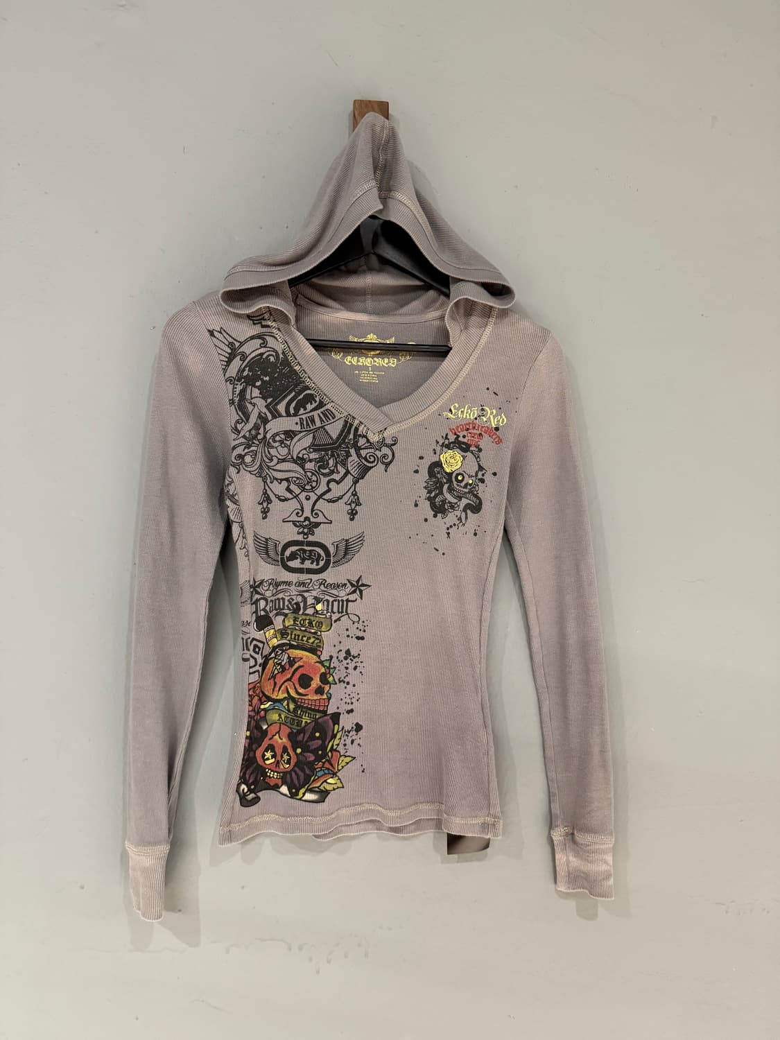 tattoo printing detail hood sleeve 상품이미지5