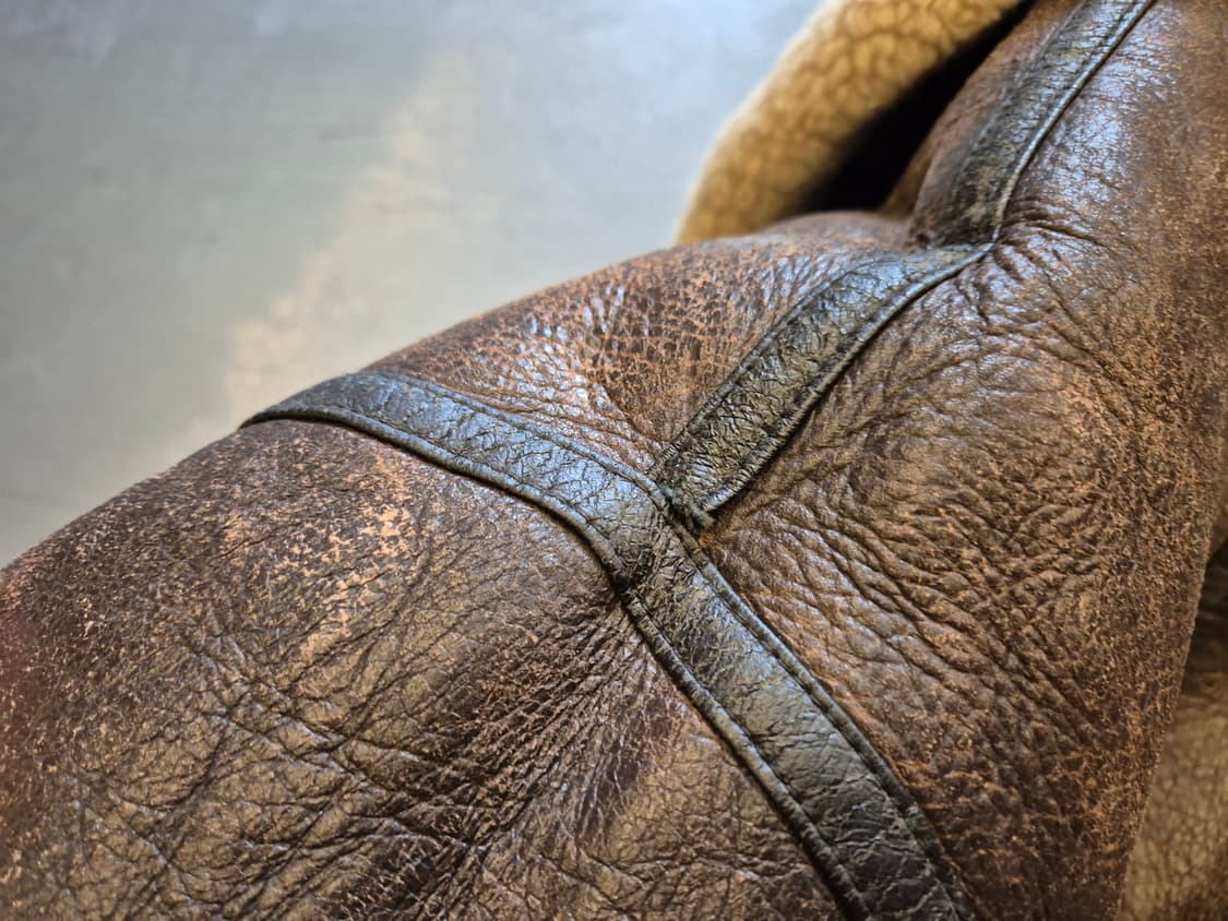 90s TTPE B-3 양가죽 무스탕 상품이미지9