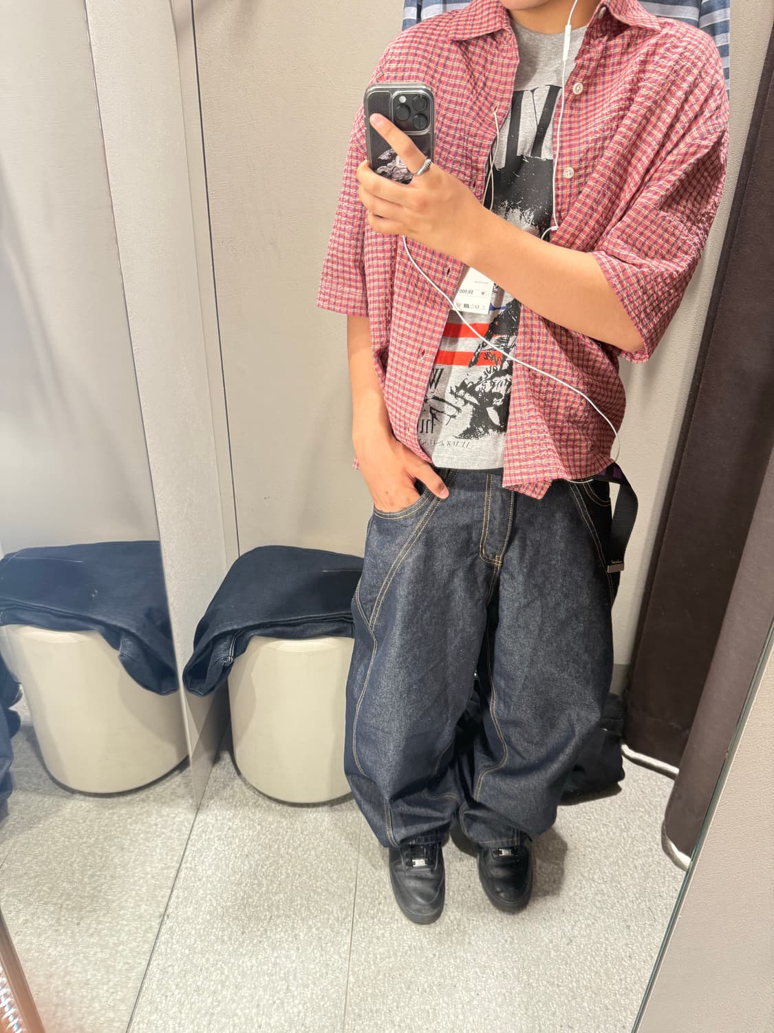 자라 체크셔츠 상품이미지2