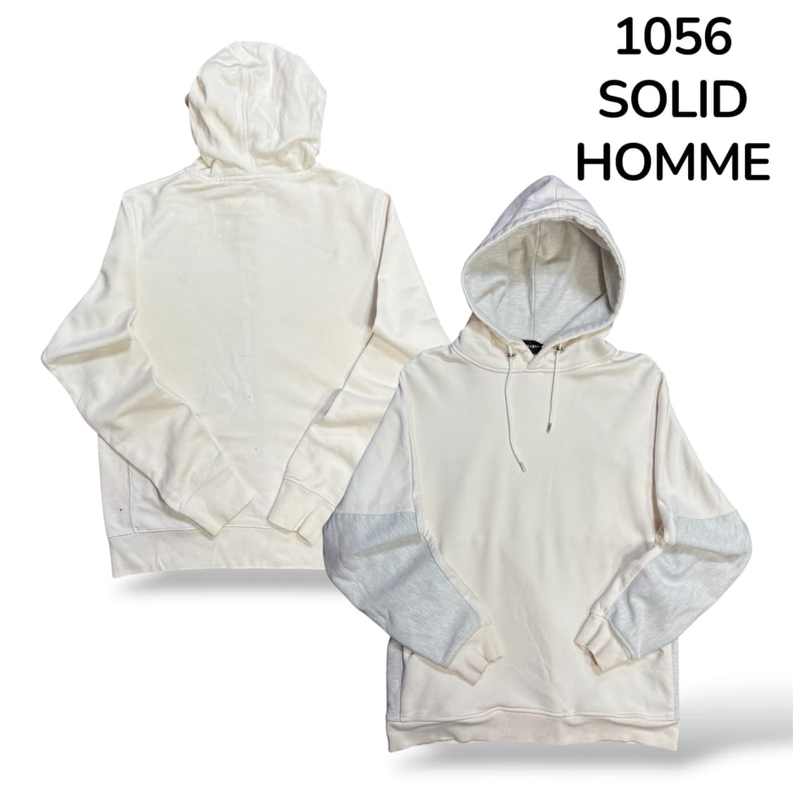 Solid homme 우영미 화이트 후드집업 L 상품이미지1