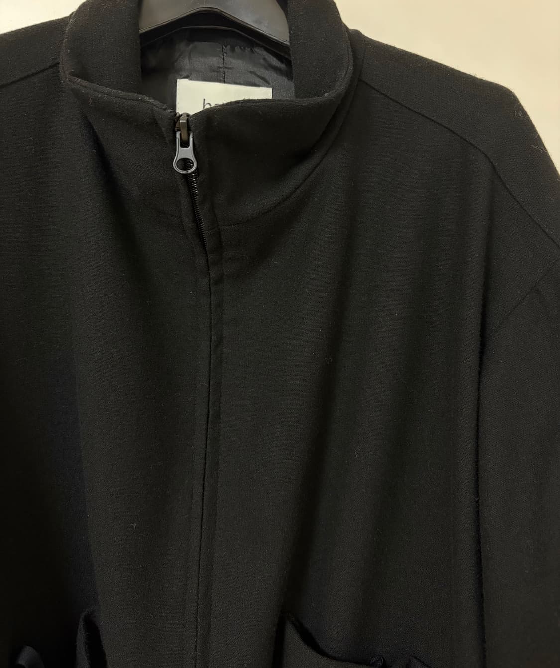 상태좋음) 헤이그 리본 블루종 블랙 Haag ribbon blouson  상품이미지4