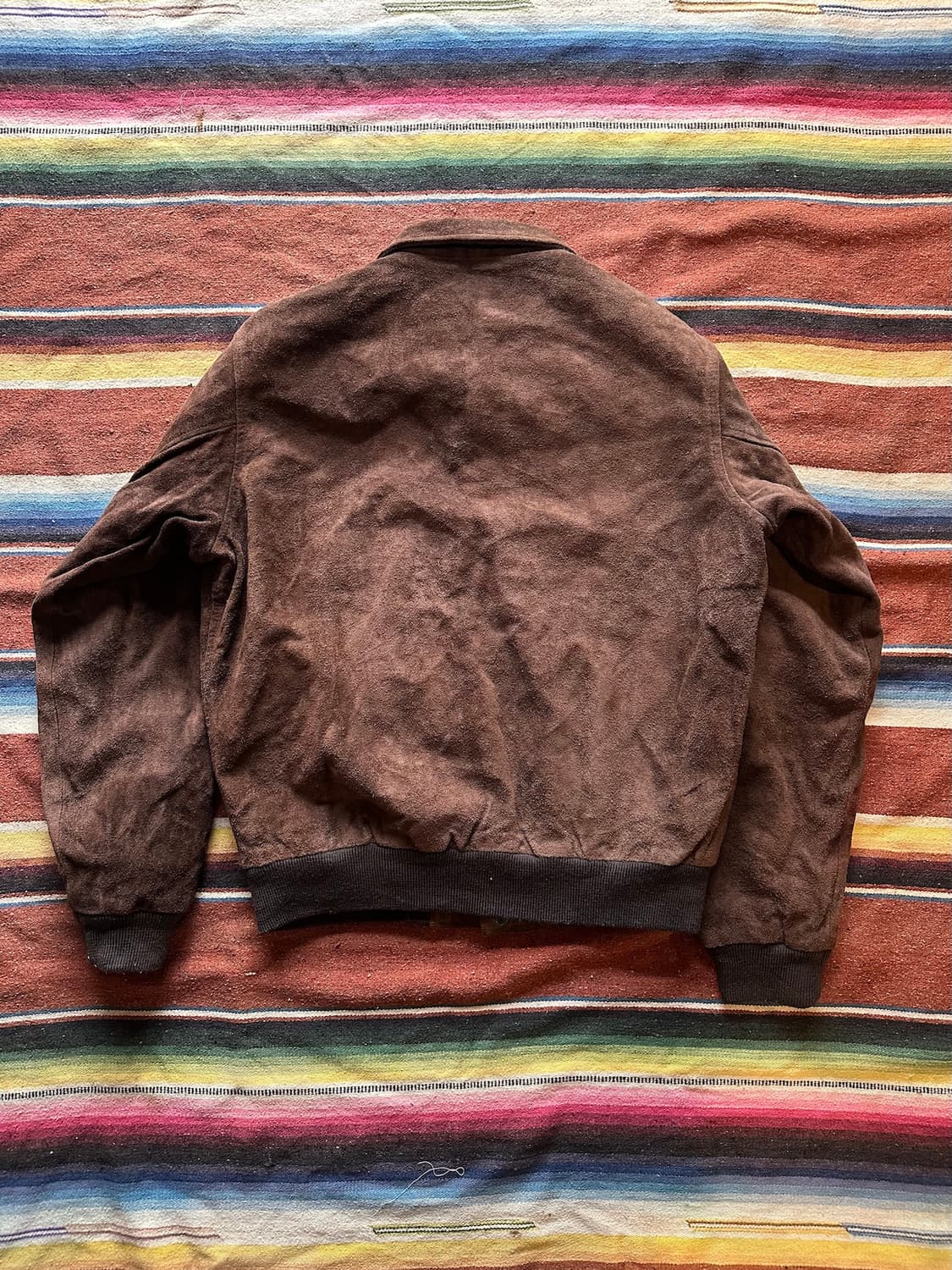 90s 빈티지 폴로 랄프로렌 소가죽 스웨이드 자켓 상품이미지5