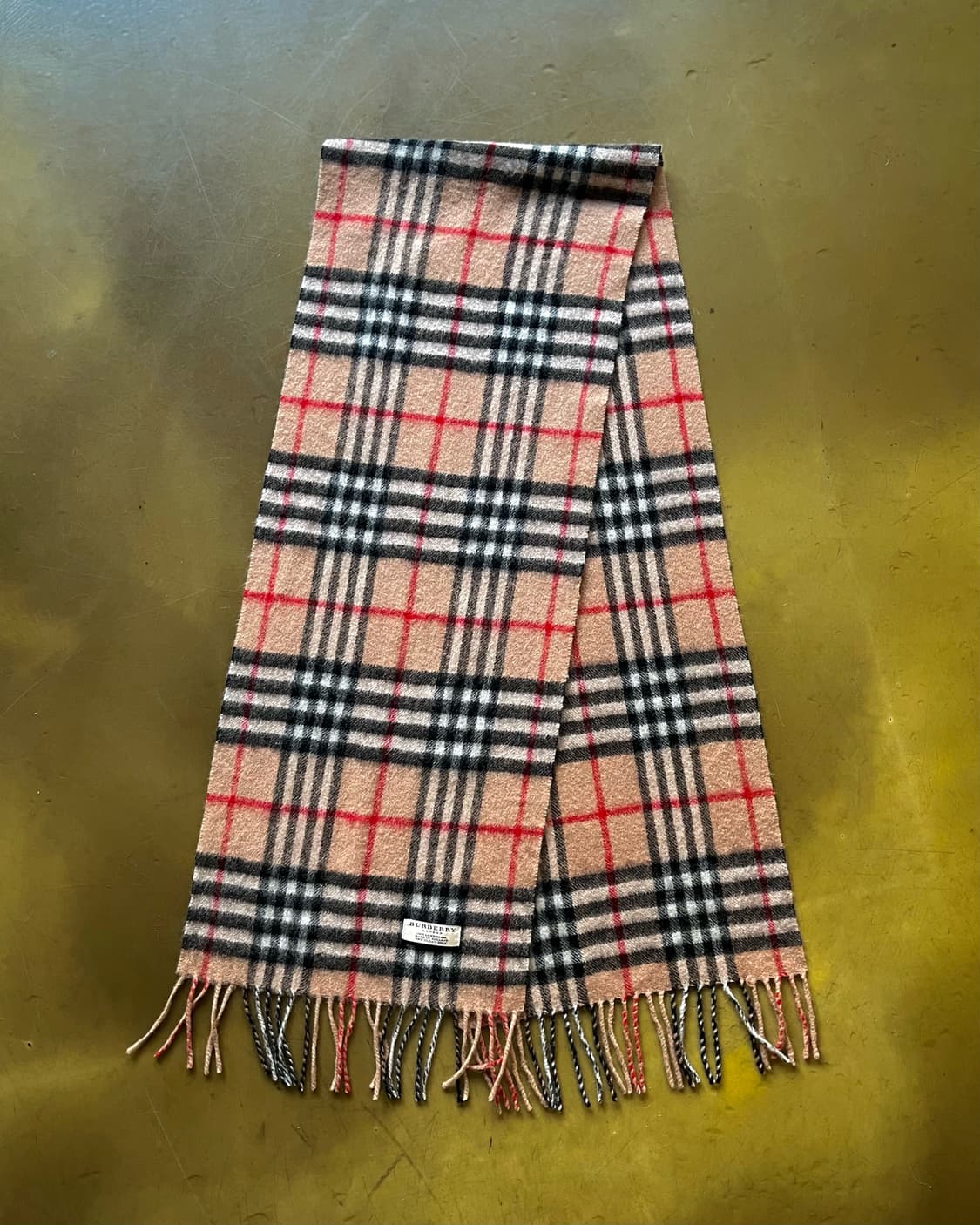 2000s BURBERRY London Lambs Wool Muffler 상품이미지3