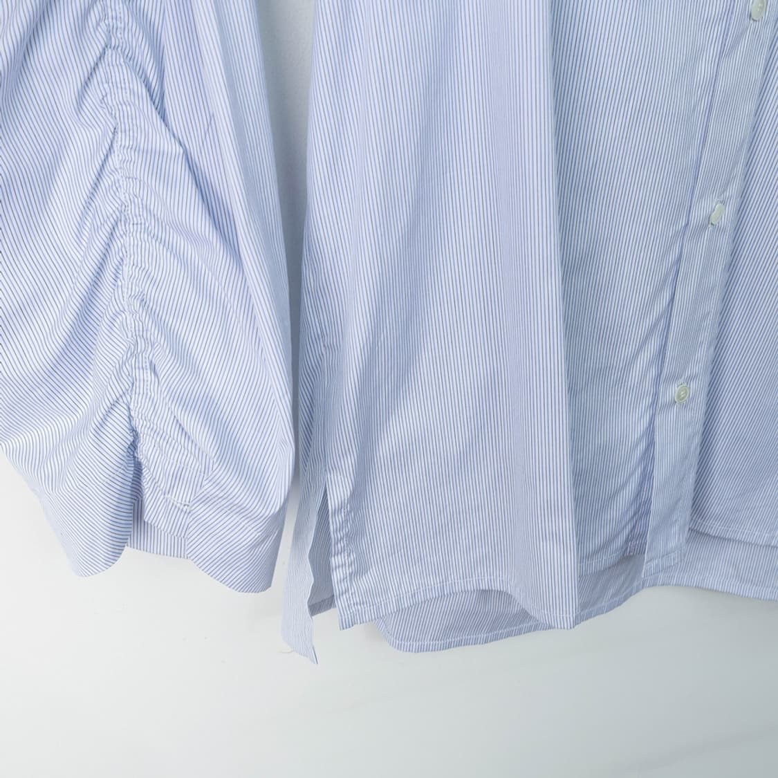 100/쿠어 파카링 디테쳐블 스트라이프 후드 셔츠 상품이미지6