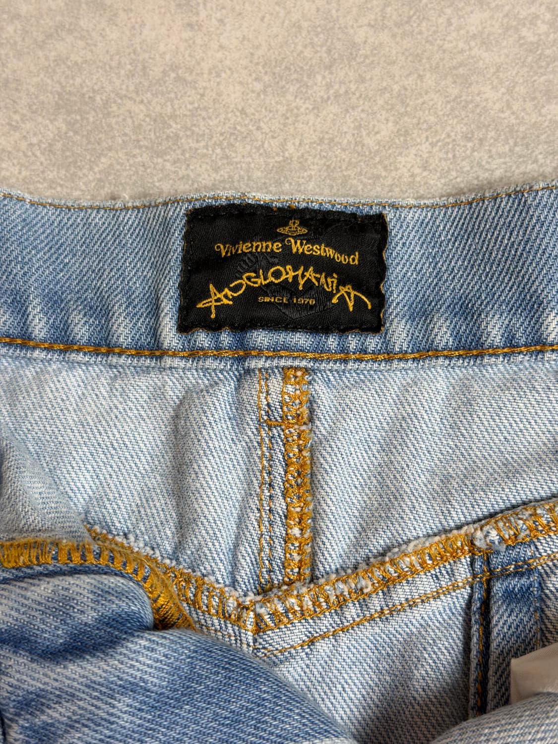 비비안웨스트우드 컷팅 데님 스커트 25 상품이미지8