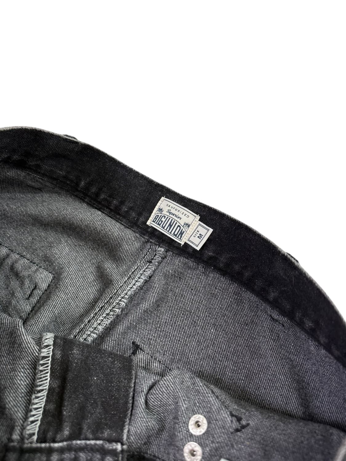 빅유니온 흑청 멀티포켓 카고팬츠 상품이미지8