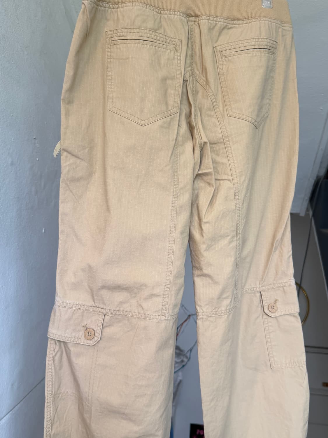 MLB 코튼 100% 카고 스트링 새깅 팬츠 상품이미지6