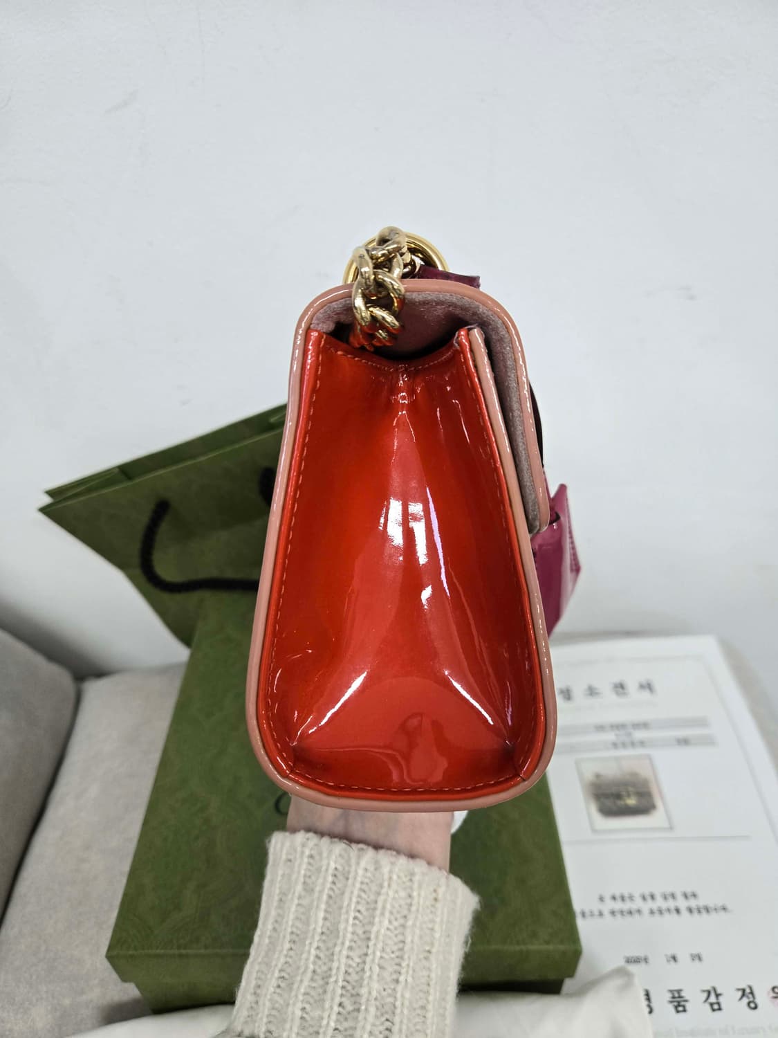 [보증서 정품] 구찌 패들락 체인백 상품이미지1