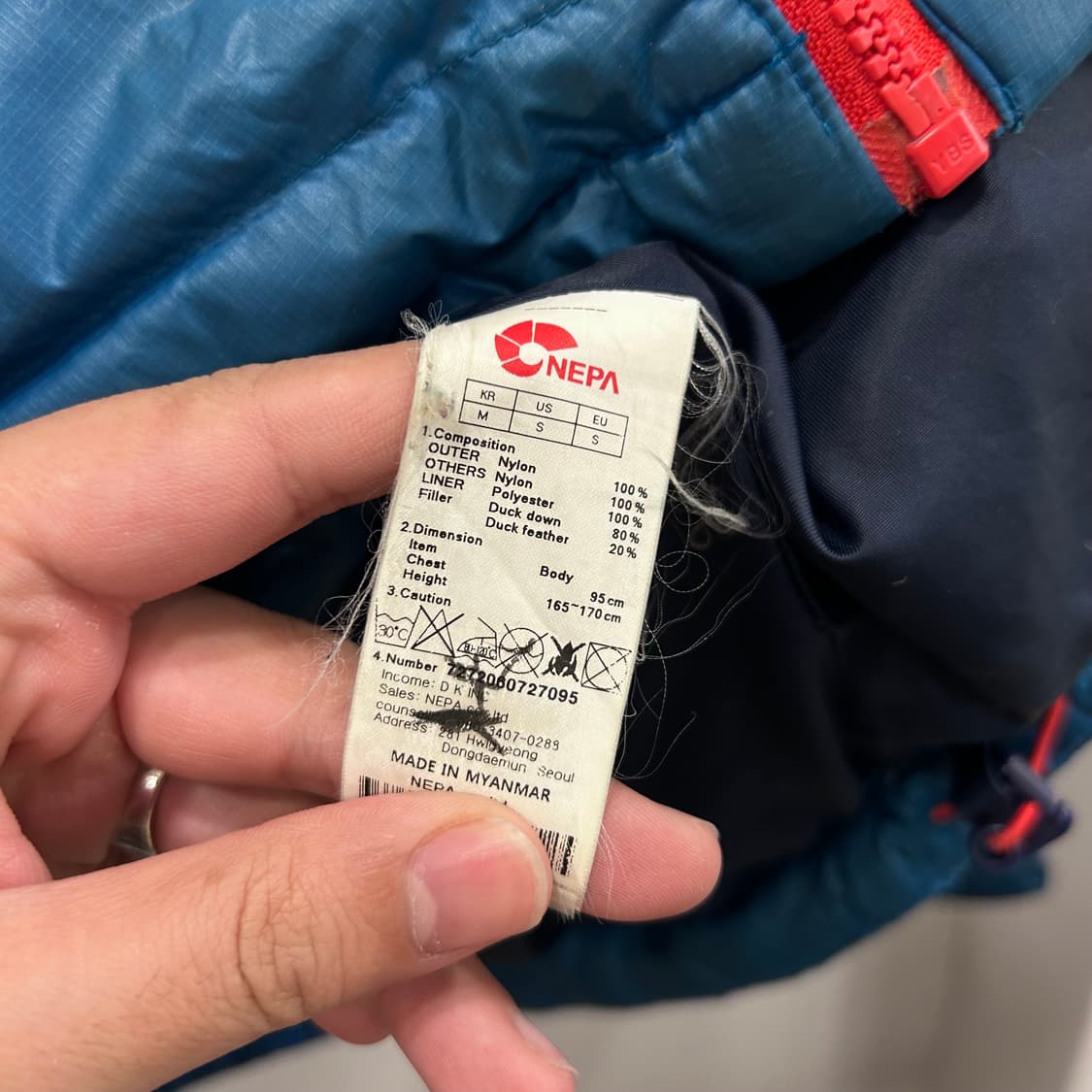 네파 에볼루션 덕다운 후드탈착 패딩 상품이미지4