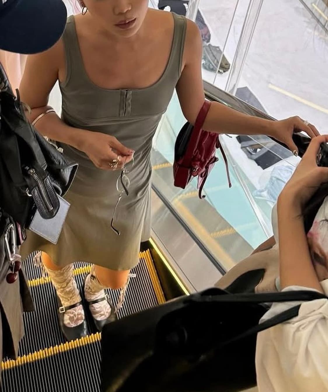 LCDC 뷔스티에 져지 원피스S 블랙  상품이미지1