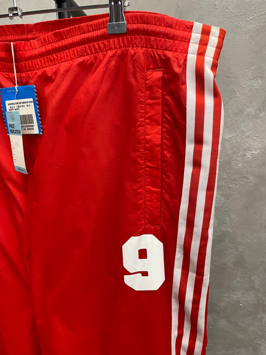 [L] 00s Adidas 아디다스 오리지널 와이드 나일론 트랙팬츠 상품이미지2