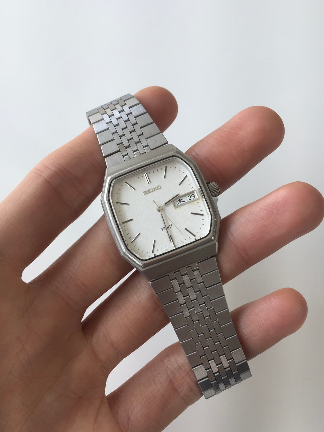 90s seiko spirit square day-date 상품이미지4