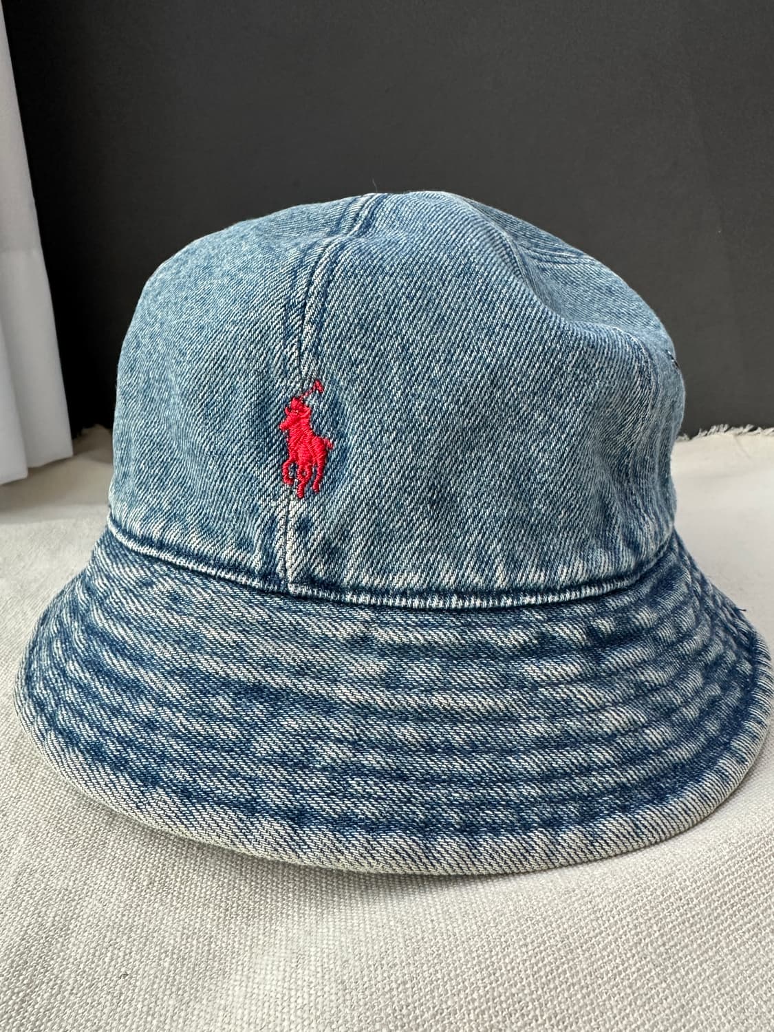 폴로 랄프로렌 데님 버킷햇 made in USA 상품이미지1