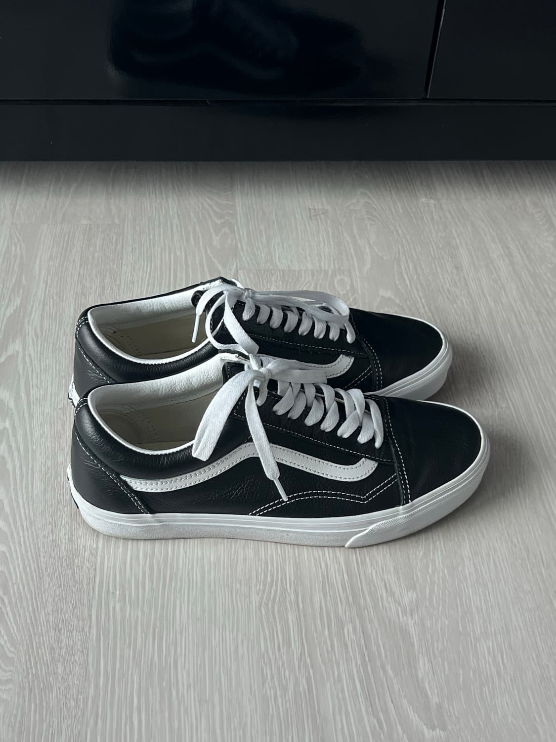 반스 레더 올드스쿨 블랙 270 상품이미지3