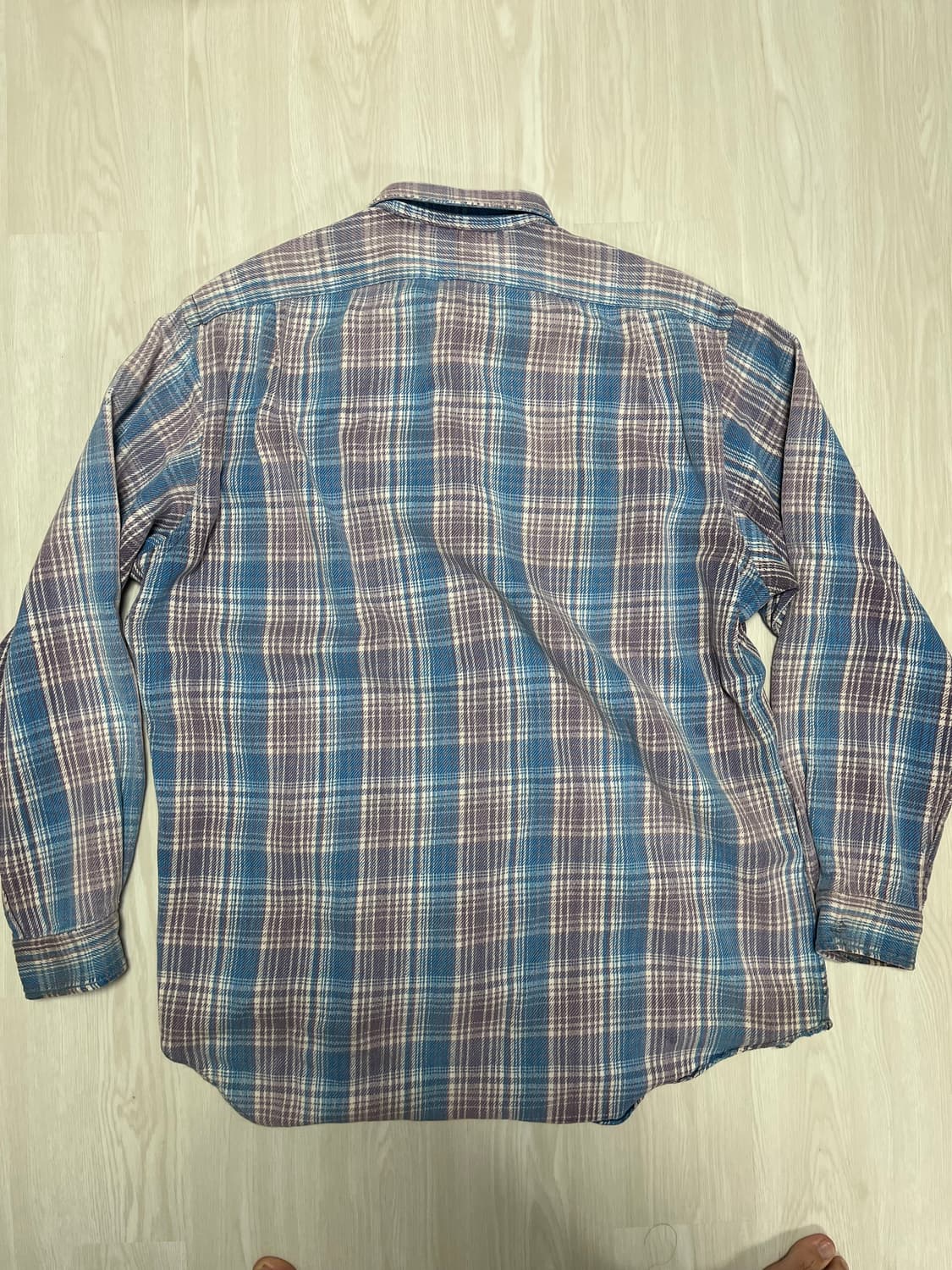 rrl 더블알엘 체크 플란넬 셔츠 L 상품이미지3