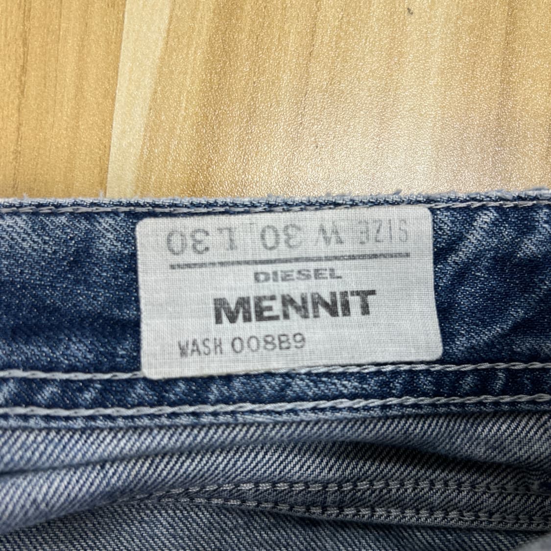 Diesel 디젤 MENNIT 워시드 디스트로이드 데님 팬츠 30 상품이미지9