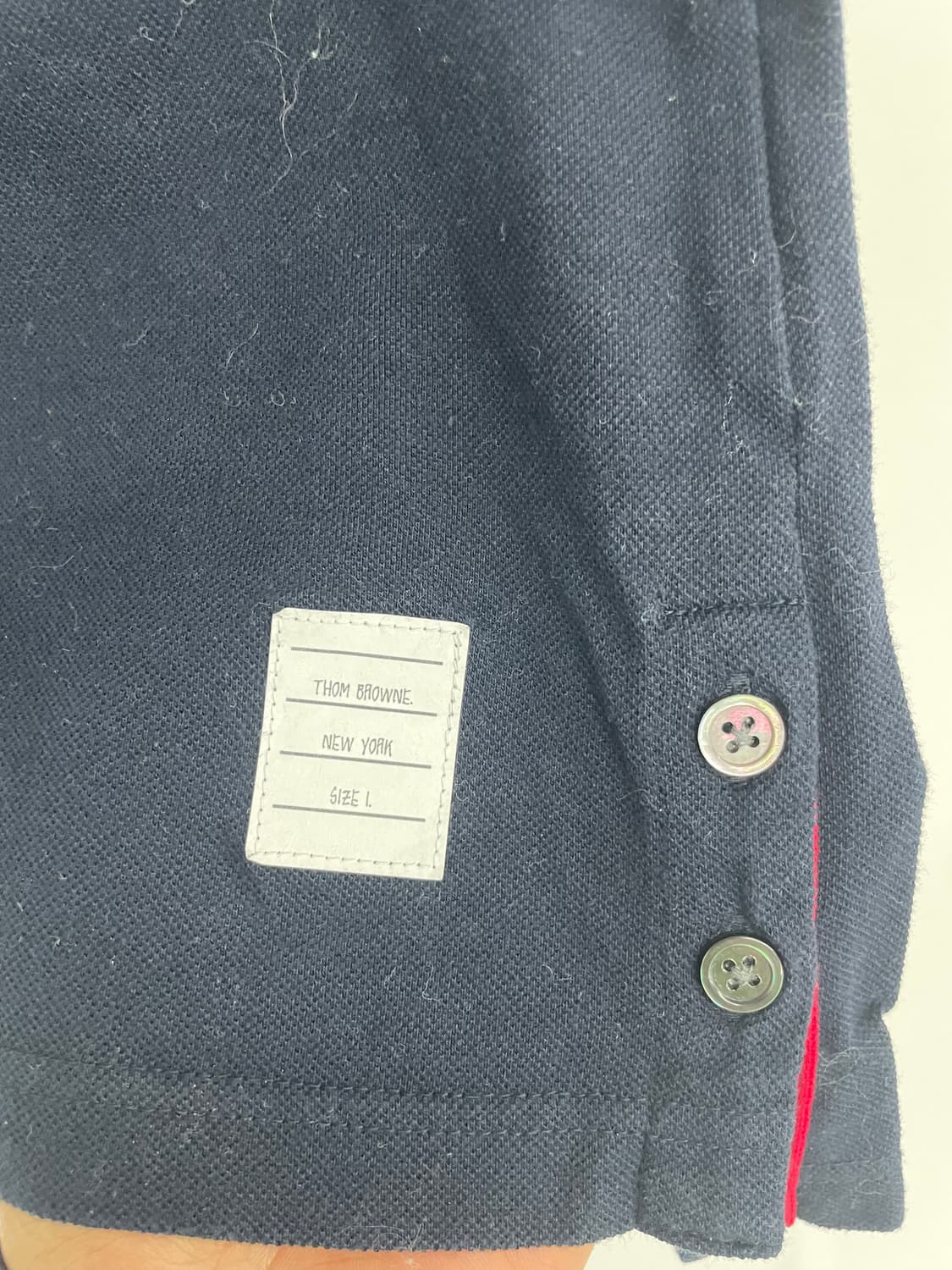 톰브라운 반팔 티셔츠 네이비 상품이미지4