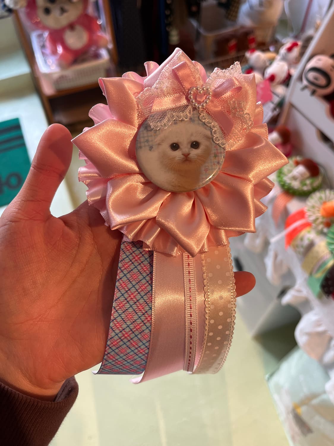 깅엄체크 마이멜로디와 로제트 세트 🪷 상품이미지9