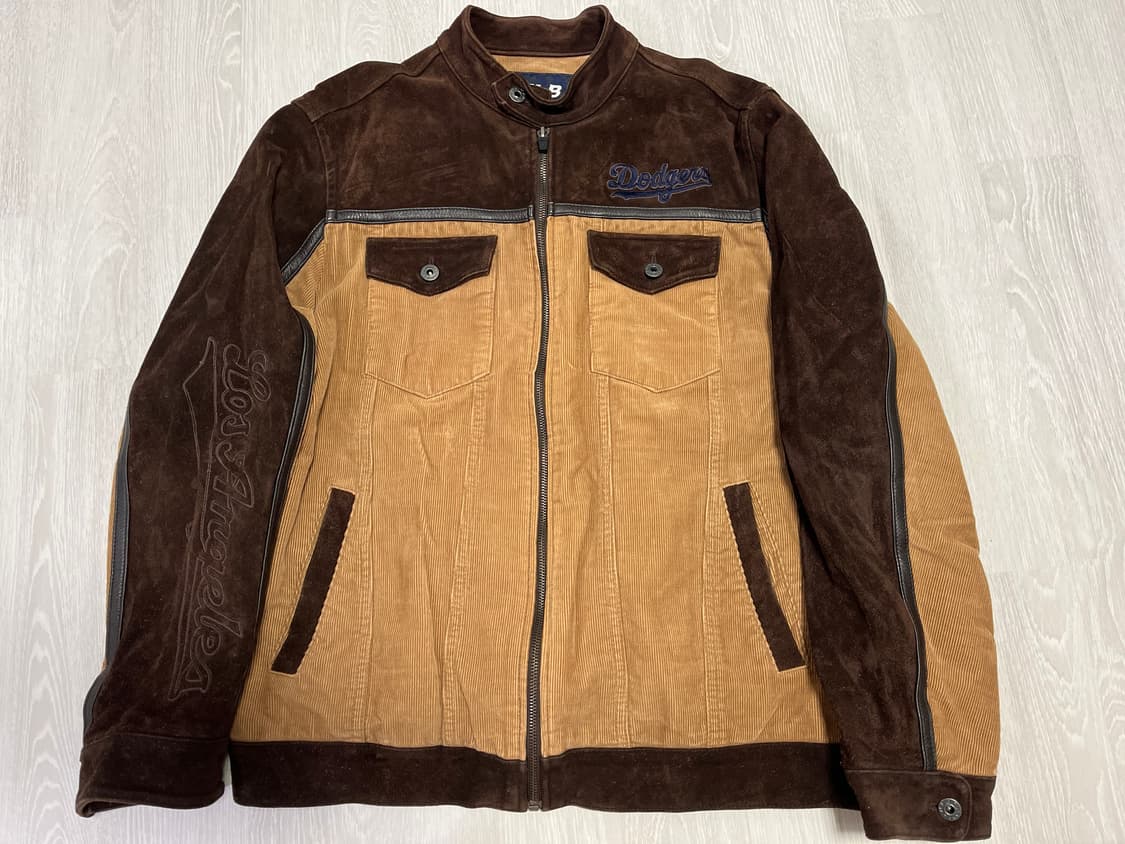 MLB 소가죽 골덴 자켓 105  상품이미지1