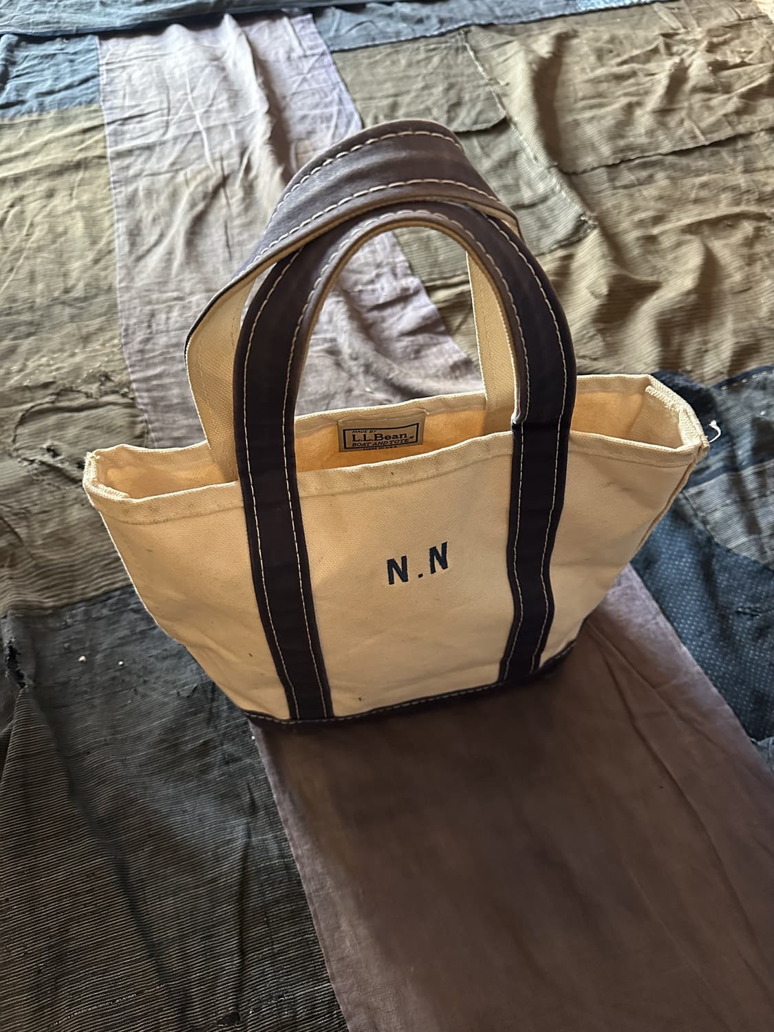90s USA LL Bean Boat and Tote Mini Bag 상품이미지8