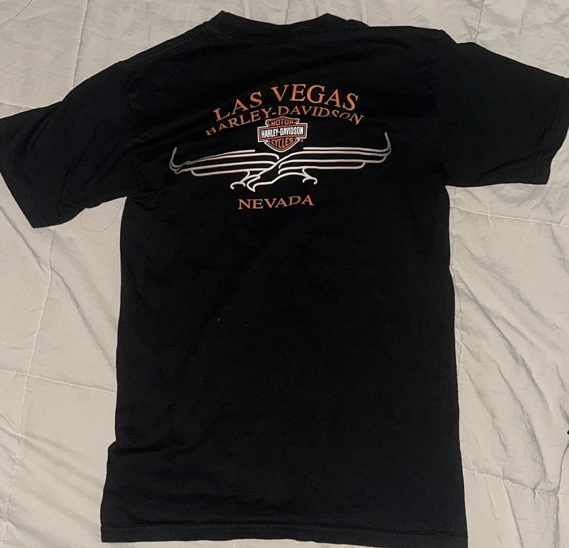 할리데이비슨 라스베가스 빈티지 반팔티셔츠 상품이미지2