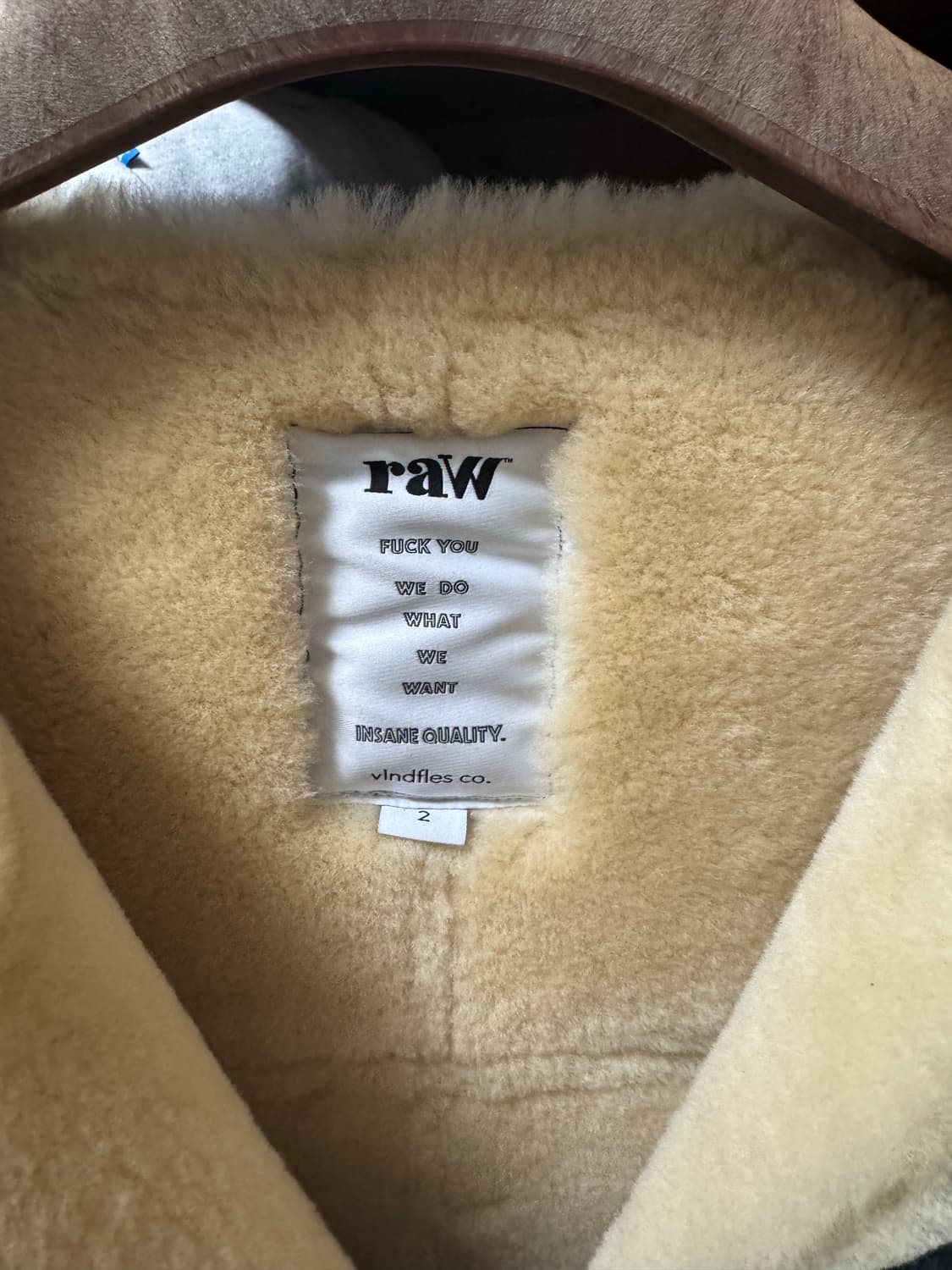 블라인드파일즈 양털 무톤 자켓 무스탕 [2] 상품이미지4