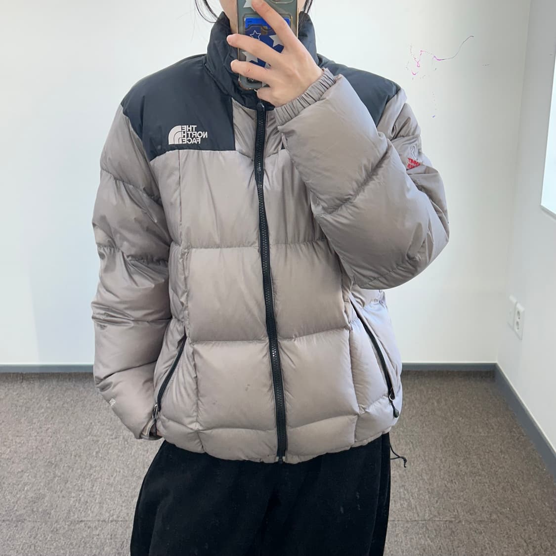 The north face 노스페이스 800 애쉬베이지 패딩 상품이미지2