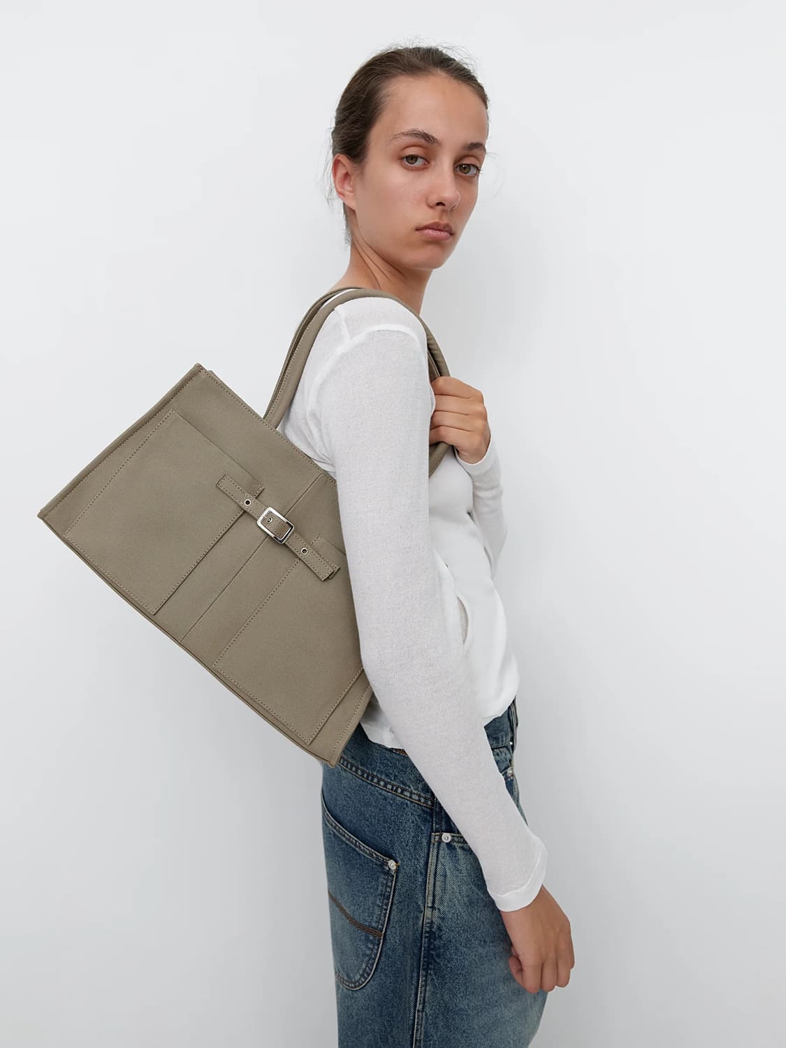 기마구아스 안나마리아 캔버스 백 / 베이지 상품이미지6