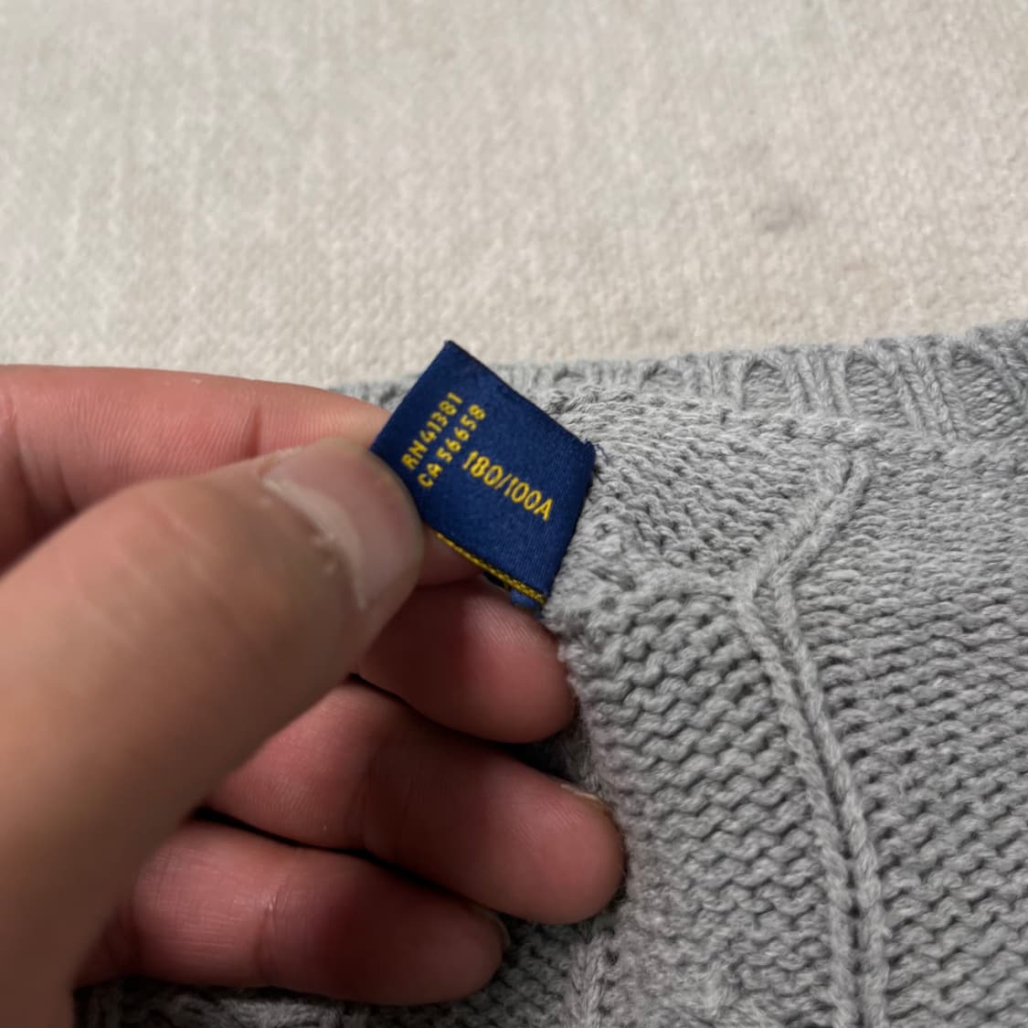 105 폴로 랄프로렌 꽈배기 니트 상품이미지3