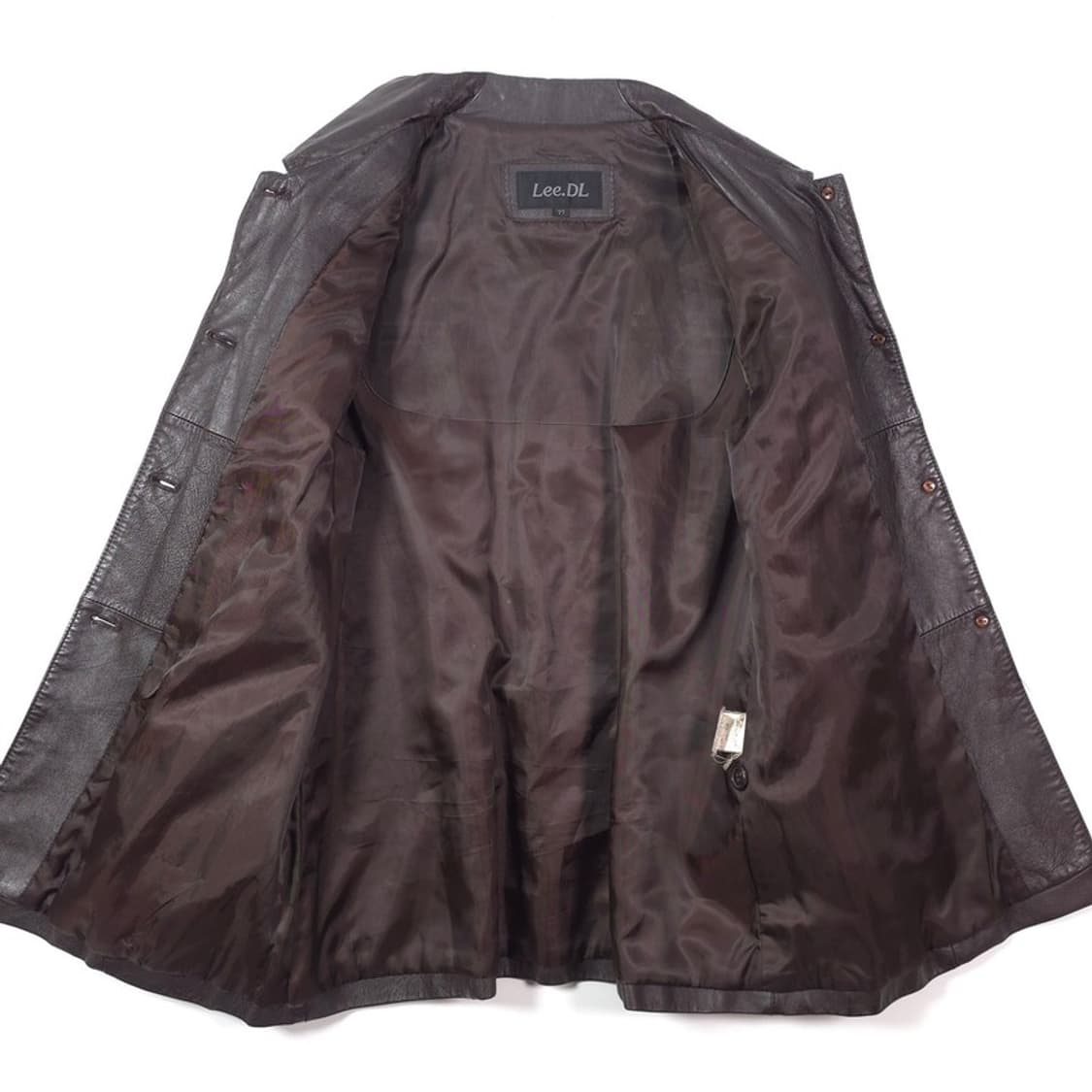 Lee.DL 리얼 소가죽 빈티지 싱글 레더 자켓 77 상품이미지5