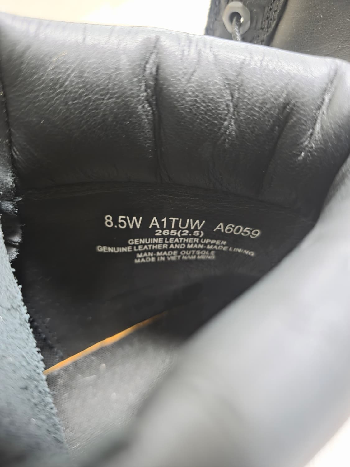 [265~270]팀버랜드 6인치 프리미엄 레터링 블랙 부츠 상품이미지9