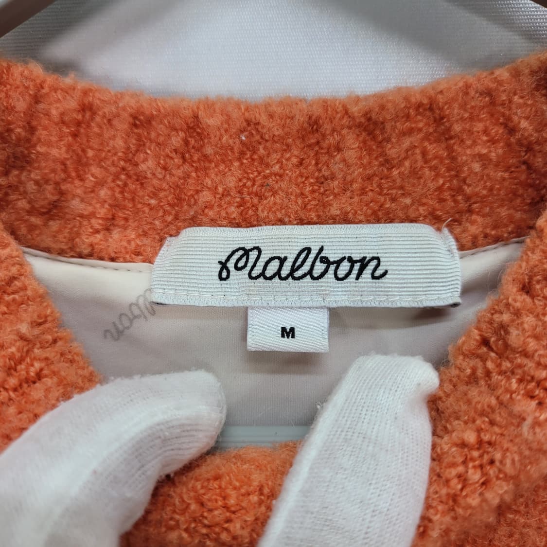 MALBON 말본 버킷 포인트 라운드 니트 스웨터 울 63% M 사이즈 상품이미지8