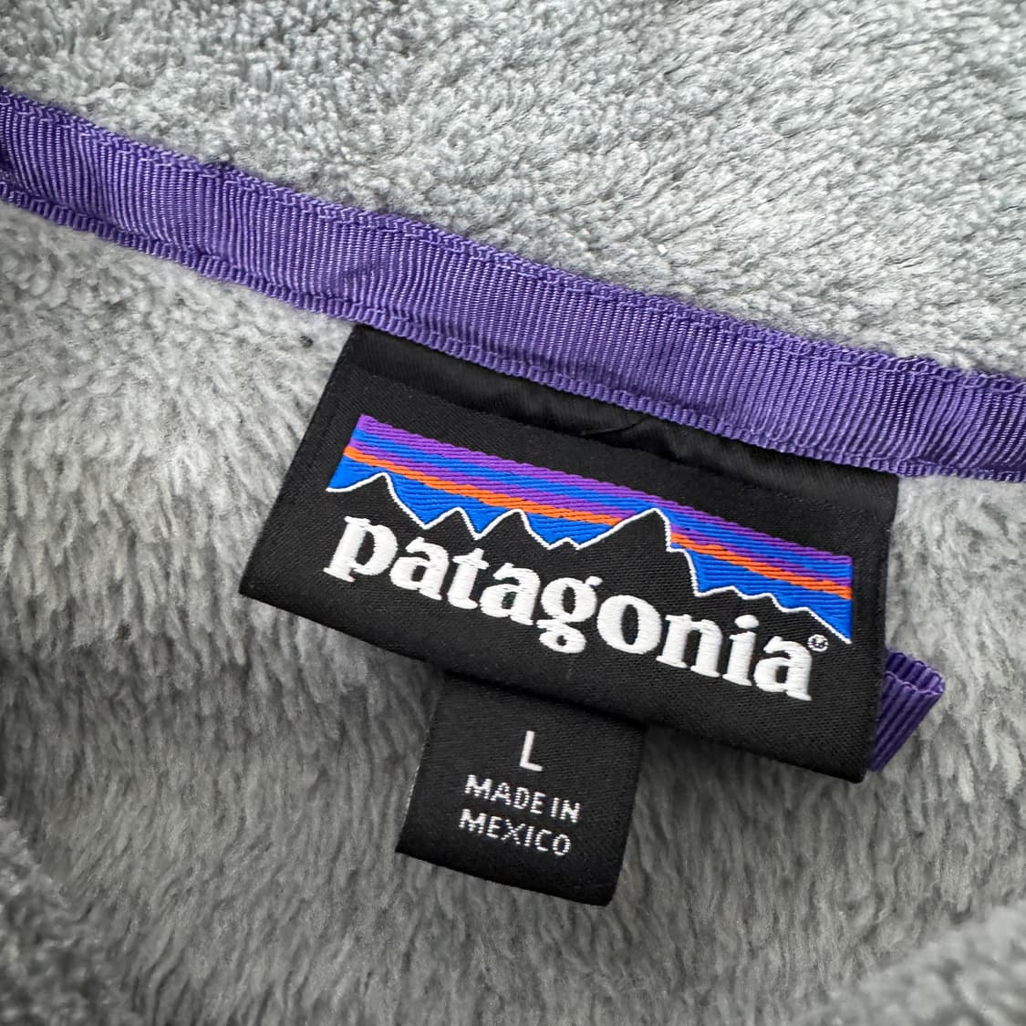 여성용 L 파타고니아 리툴 스냅 반집업 플리스  상품이미지5