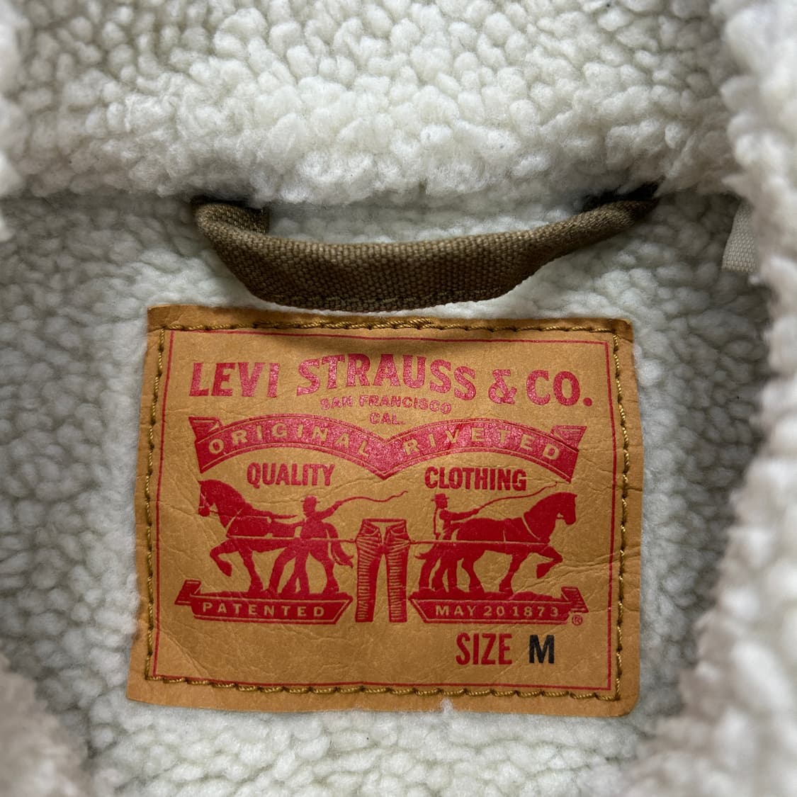 리바이스 쉐르파 트러커 자켓(M) 상품이미지2