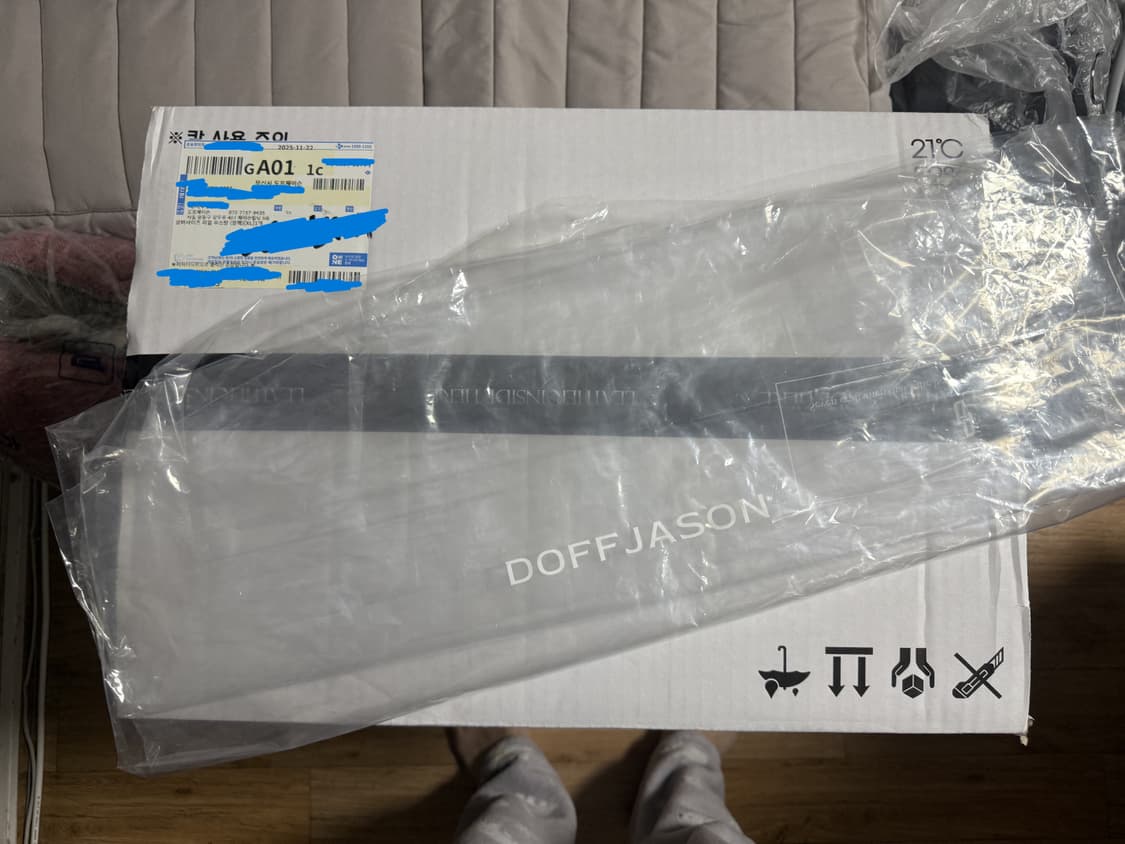 (새상품/택O) 도프제이슨 오버사이즈 리얼 무스탕 블랙 XL 판매 상품이미지7