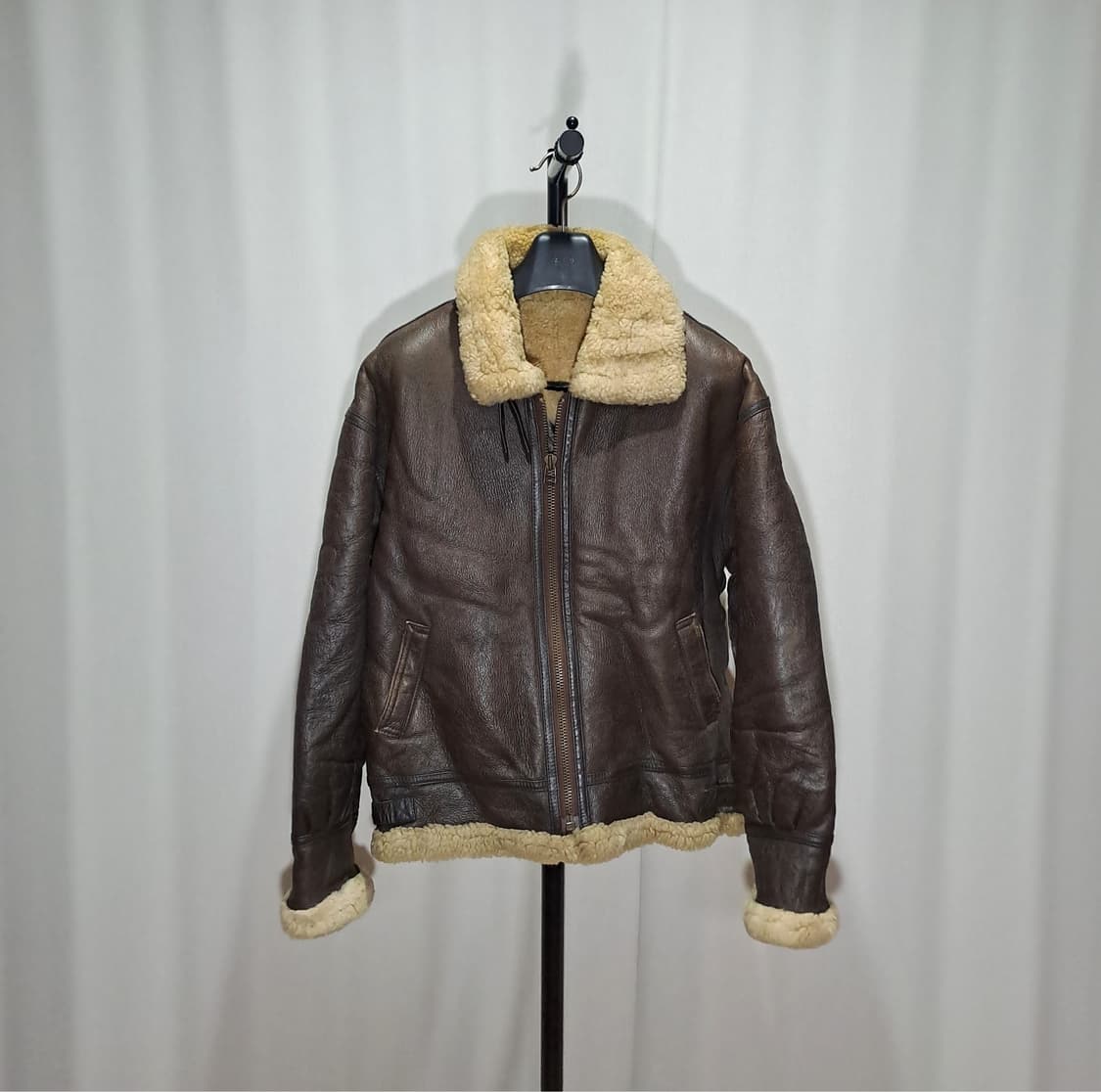 (택포) TAPE-3 빈티지 양가죽 양털 무스탕 XL B427 상품이미지1